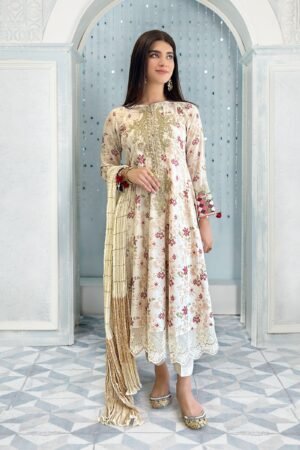 MARIA B READY TO WEAR - Off White DW-EF22-23/A