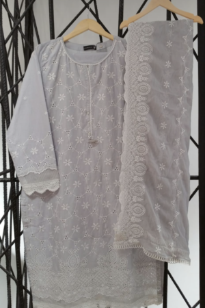 Sada Bahar - Chikankari Grey