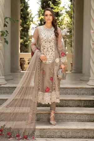MB - 3 PIECE - UNSTITCHED SUIT | EID LAWN-24-01