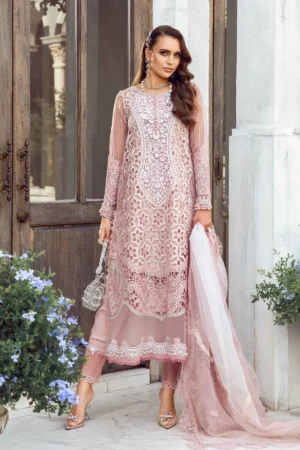 MB - 3 PIECE - UNSTITCHED SUIT | EID LAWN-24-06
