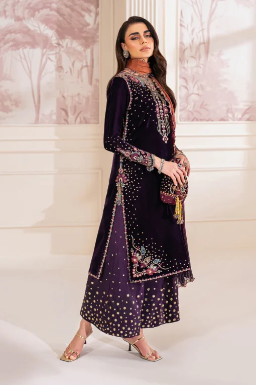 EMBROIDERED VELVET UF-748 - Image 3