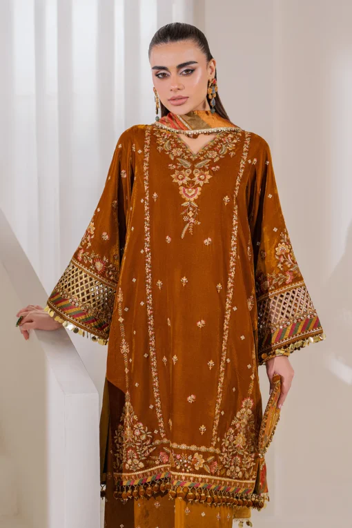 EMBROIDERED VELVET UF-761 - Image 4