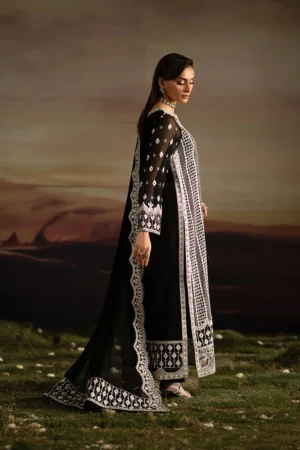 Alternative view of 3-Piece-Embroiderd-Chiffon INBHA - FWU5708
