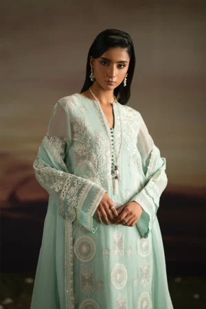 Alternative view of 3-Piece-Embroiderd-Chiffon ILAVALAGI - FWU5709